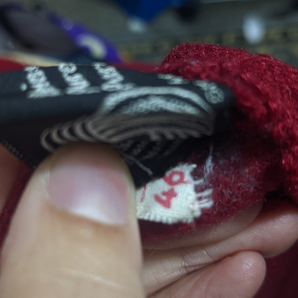 Vintage Nordic Zip Front 40s/50s Era Cardigan Sz L - Picture 12 of 14